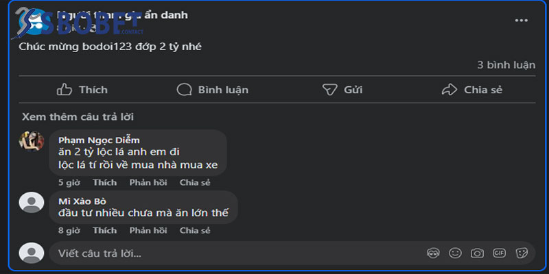 Niềm vui được nhân đôi khi anh em trên hội nhóm chúc mừng tôi